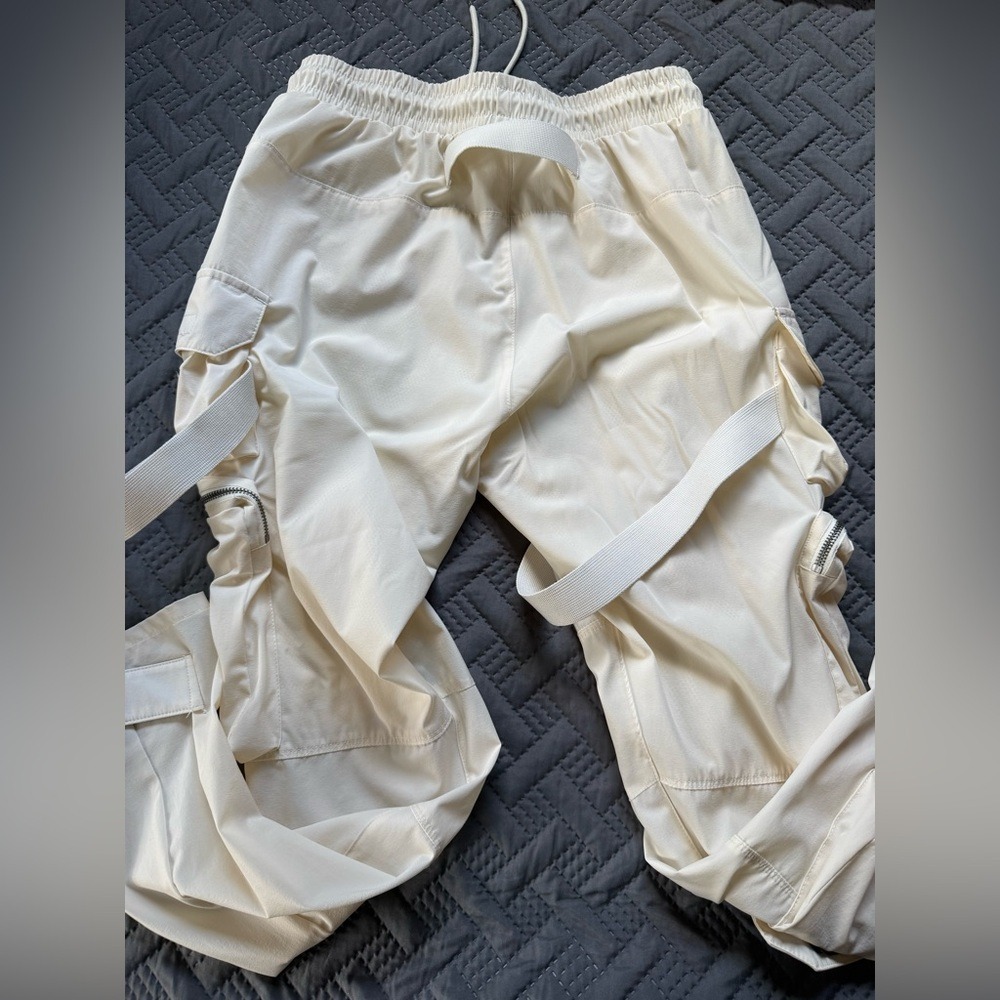 Life Code Progressive V6 Cream Utility Cargo Pants M Unisex Techwear